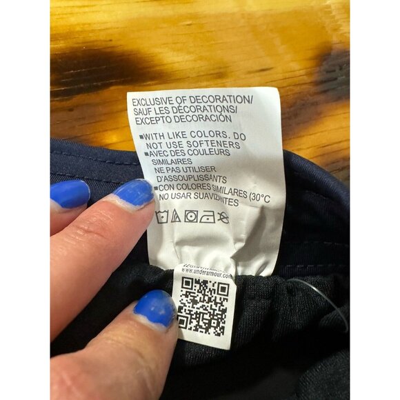 Under Armour Heat Gear Loose Shorts Women’s Size Med Blue Running Sporty Active - Picture 10 of 14